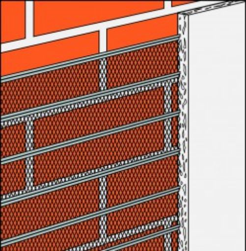 Picture of Strong-Tie 600mm x 2460mm x 0.4mm Galvanised Rib Lath Mesh
RBL4/10