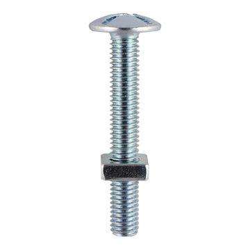 Picture of M6 x 20mm Roofing Bolts & Square Nuts - BZP (12)
0620RBP