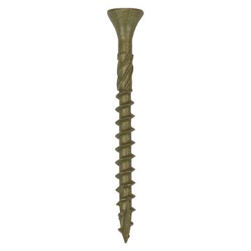 Picture of 4.5 x 65mm C2 Green Decking Screw Tub TX20 (1000)
65C2D1000