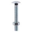 Picture of M10 x 180mm Carriage Bolt & Hex Nut - BZP
10180CB (25)