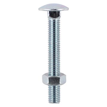 Picture of M12 x 150mm Carriage Bolt & Hex Nut - BZP
12150CB (10)
