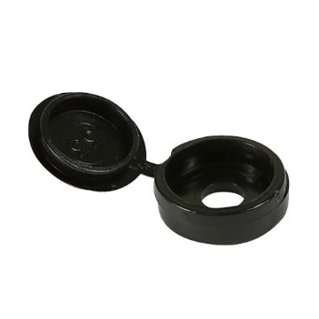 Picture of 5mm - 10mm Screw Large Hinged Cover Cap Black (50)
LHCCBLACKP
