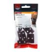 Picture of 34mm x 13mm x 13mm Brown Modesty Block (10)
MBBROWNP