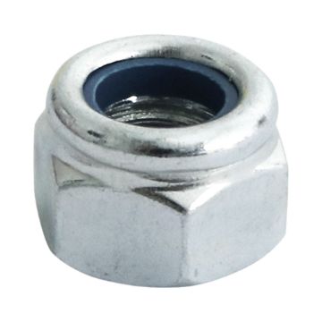 Picture of M10 Type P Nylon Nuts DIN 982 - BZP (4)
10NPP