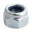 Picture of M8 Type P Nylon Nuts DIN 982 - BZP (10)
8NPP