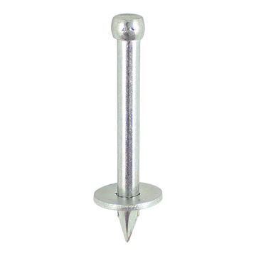 Picture of 3.70 x 30mm Washered Masonry Nails (100)
WMN30
