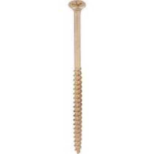 Picture of Spax 5mm x 100mm Countersunk Pozi Screws Yellow (100)
1081020501003