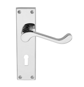 Picture of Victorian Scroll Lock Door Handle PCP
DP058222