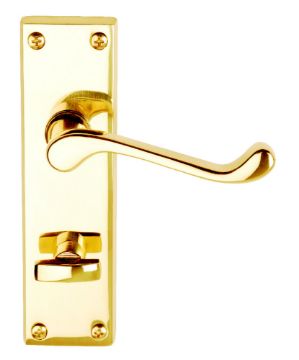 Picture of Victorian Scroll Bathroom Door Handle PCP
DP058224