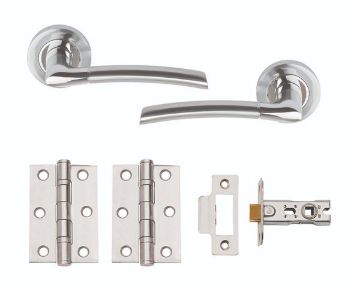 Picture of PLUS "Fast-Fit" Door Furniture Pack SCP/PSS
PBX2000 (includes handles, latch & 2x hinges)