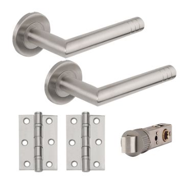 Picture of ECHO "Fast-Fit" Door Smart Furniture Pack SSS
SBX3010 (includes handles, smart latch & 2x hinges)