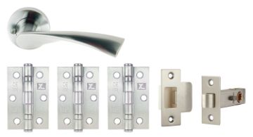 Picture of FLEX Privacy Door Furniture Pack SCP
DH003640-PRV-INT (includes handles, latch & 3x hinges)