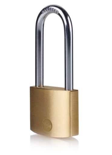 Picture of Yale 40mm Brass Long Shackle Padlock Long
Y110B/40/152/1