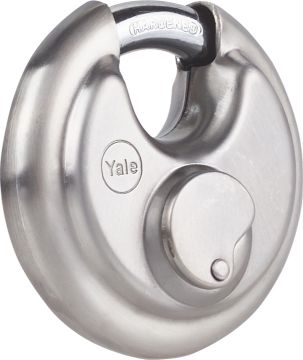 Picture of Yale High Security Disc Padlock SS
YE130/70/165/1
