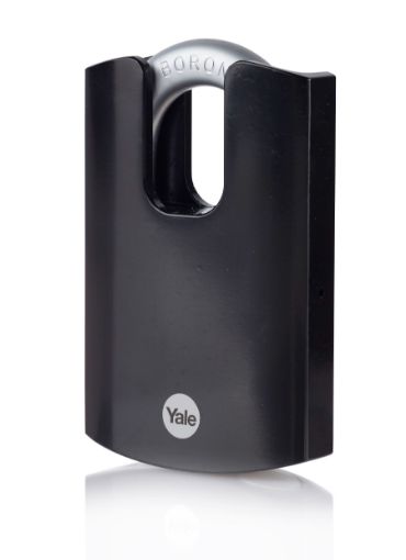 Picture of Yale Hardened Steel Closed Shackle Padlock Black Japanned
Y300CB/63/127/1