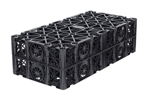 Picture of Brett Martin StormCrate55 Attenuation & Infiltration Crate (4 per m3) - includes 4 x crate connectors and 2 x sheer pin connectors
B8250 (16 per pallet)