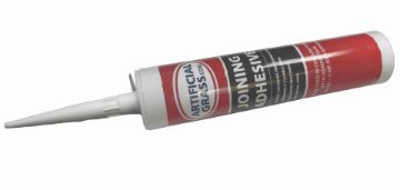 Close-up image of Joint Glue tube with precision nozzle, designed for strong and accurate bonding of timber and wood surfaces.