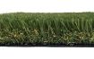 Close-up view of 30mm Lido Plus artificial grass pile, highlighting the realistic blend of green tones and soft fibres that mimic natural turf