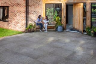 Picture of SYMPHONY PLUS Classic Porcelain Paving 600mm x 600mm x 40mm Stone Dark Grey (Pack of 28)
VP1121200
