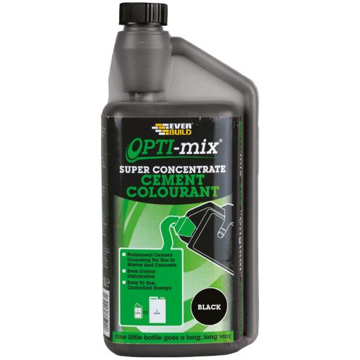 Picture of Everbuild Opti-Mix Cement Colourant Black 1 Litre
OPTITONEBK1 (12)