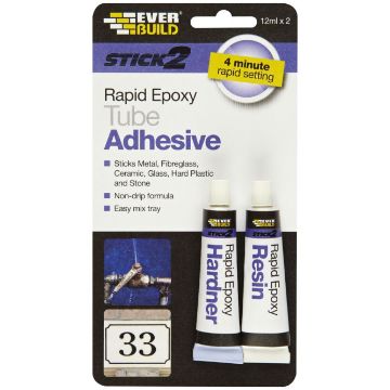 Picture of Everbuild Stick 2 Rapid Epoxy Tube 12ml (2)
S2RAPEXTUBE (16)