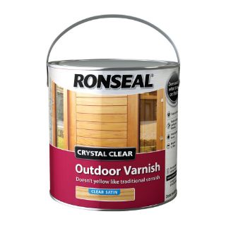 Picture of Ronseal Crystal Clear Outdoor Varnish Satin 2.5 Litre
37366