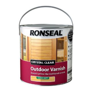 Picture of Ronseal Crystal Clear Outdoor Varnish Matt 2.5 Litre
37369