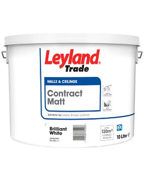 Picture of Leyland Contract Matt Brilliant White 10 Litre
264565
