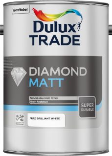 Picture of Dulux Trade Diamond Matt Pure Brilliant White 5 Litre
5122627