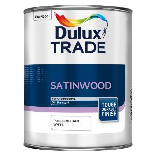 Picture of Dulux Trade Satinwood Pure Brilliant White 1 Litre
5183281