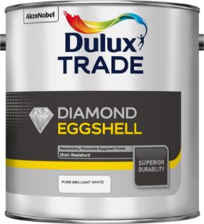Picture of Dulux Trade Diamond Eggshell Pure Brilliant White 2.5 Litre
5082319