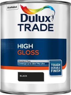 Picture of Dulux Trade High Gloss Black 1 Litre
5183260
