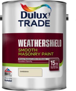 Picture of Dulux Trade Weathershield Smooth Masonry Gardenia 5 Litre
5583722