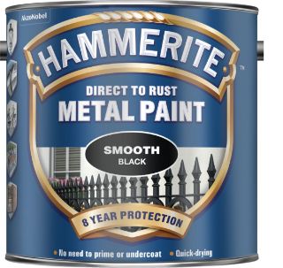 Picture of Hammerite Metal Paint Smooth Black 2.5 Litre
5084866
