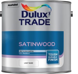 Picture of Dulux Trade Satinwood Light Base 2.5 Litre
5183330