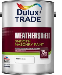 Picture of Dulux Trade Weathershield Smooth Masonry Medium Base 5 Litre
5583713