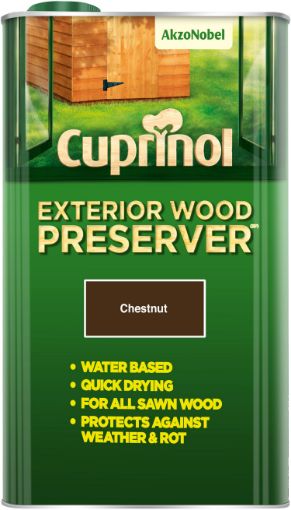 Picture of Cuprinol Exterior Wood Preserver (BP) Chestnut 5 Litre
5095363