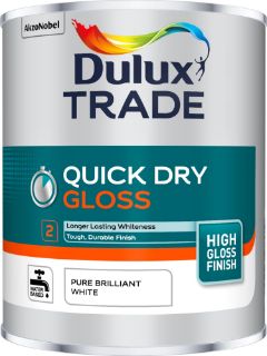 Picture of Dulux Trade Quick Dry Gloss Pure Brilliant White 1 Litre
5220069