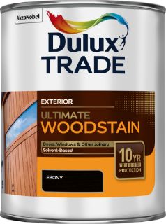 Picture of Dulux Trade Ultimate Woodstain Ebony 1 Litre
5183357