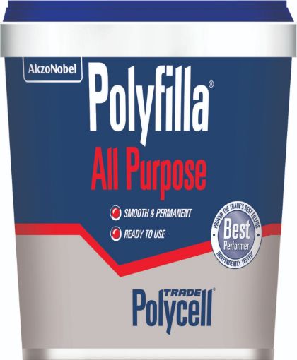 Picture of Polycell Trade All Purpose Ready Mix Polyfilla 1kg
5084999
