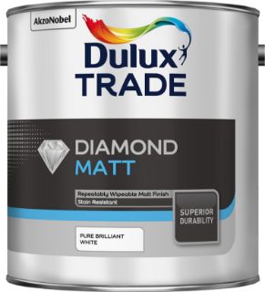 Picture of Dulux Trade Diamond Matt Pure Brilliant White 2.5 Litre
5191767