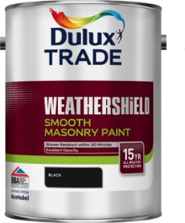 Picture of Dulux Trade Weathershield Black Masonry Paint 5 Litre
5583705
