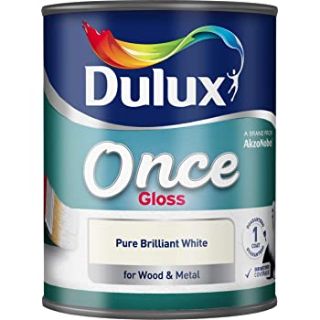Picture of Dulux Once Gloss Pure Brilliant White 1.25 Litre
5091030