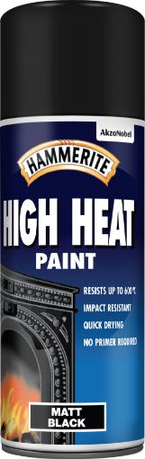 Picture of Hammerite High Heat Paint Matt Black Aerosol 400ml 
5092866