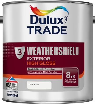 Picture of Dulux Trade Weathershield Exterior High Gloss Light Base 2.5 Litre
5180416