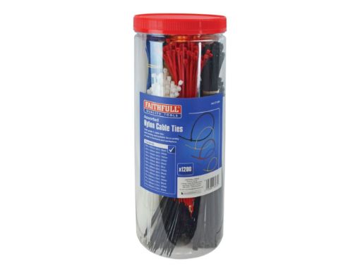 Picture of Faithfull Cable Ties Barrel (1200)
CTA12BTB