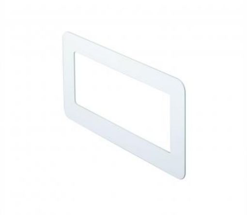 Picture of Domus 110mm x 54mm Flat Channel Rectangular Wall Plate
40115