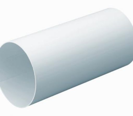 Picture of Domus 125mm EasiPipe Round Rigid Pipe 1m
51100