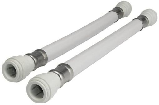Picture of Speedfit 15mm x 1/2'' x 300mm White Flexi Hose
WFLX15