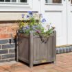 Picture of Alderley Grey Square Planter 
ALDSQPL